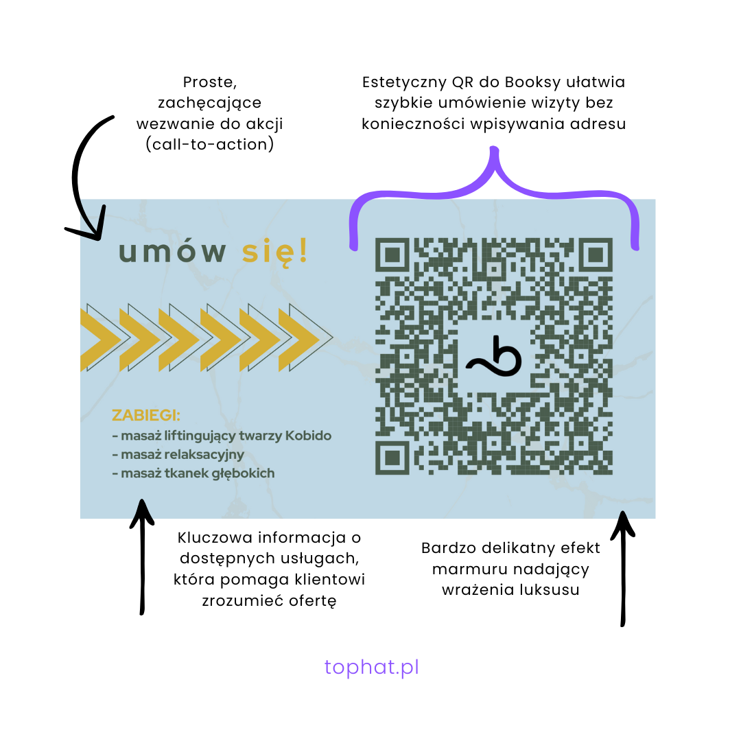 Rewers wizytówki Face Flow Touch